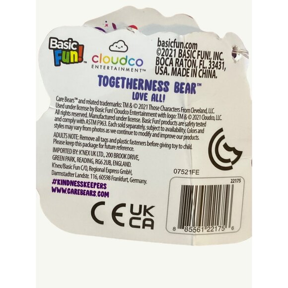 Care Bears Togetherness Bear Plush 9.5" By Basic Fun! - Picture 10 of 11